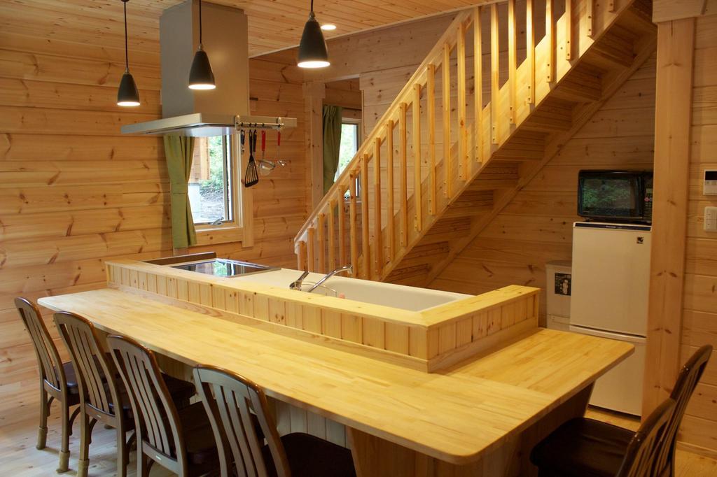 Hakubagoryu Pension&Logcottage Arumu Экстерьер фото